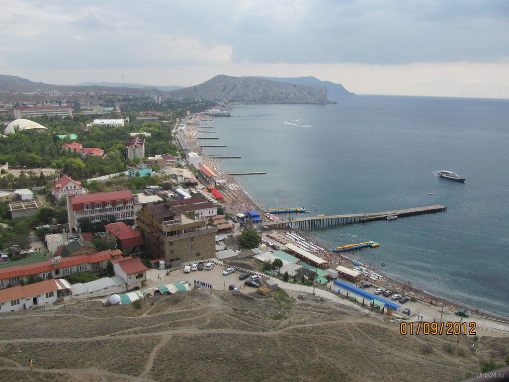 Пляжи судака в реальном времени. Судак Крым развлечения.