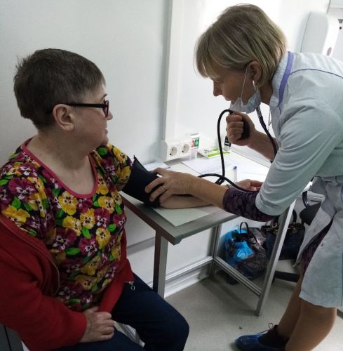 В Ухте продолжает работу мобильный медицинский пункт