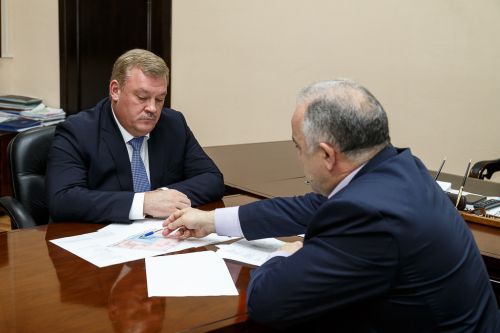 Гапликов провёл рабочую встречу с мэром Ухты Магомедом Османовым